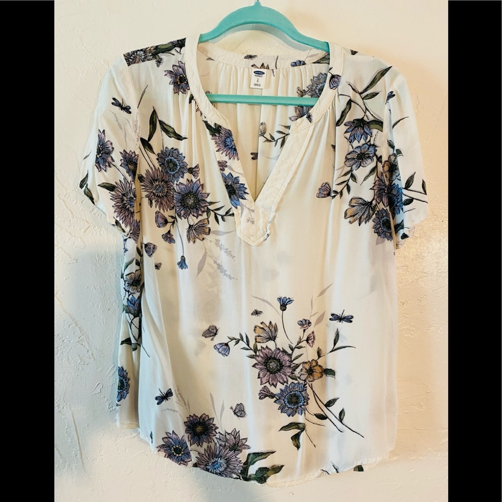 COPY - Old Navy floral blouse